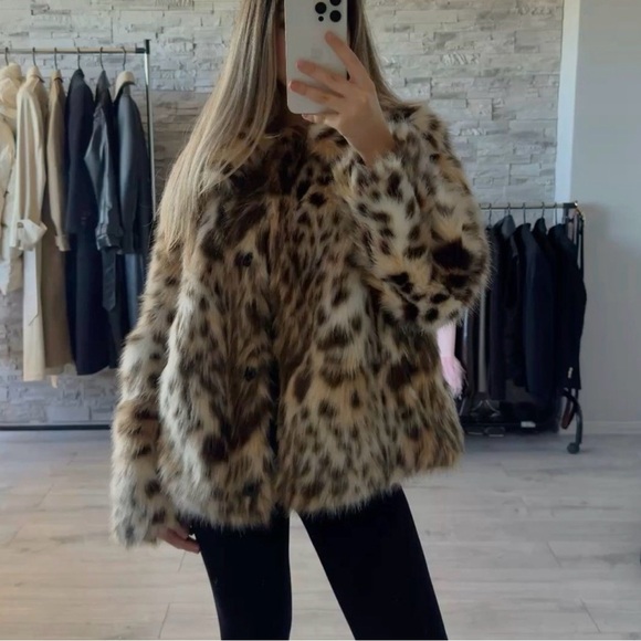 ZARA Faux Fur Jacket - Picture 8 of 8